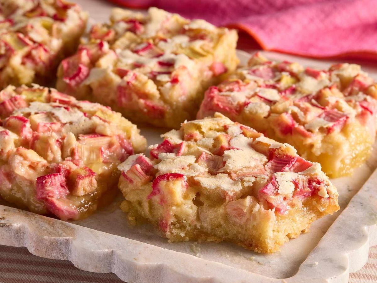 Rhubarb Dream Bars