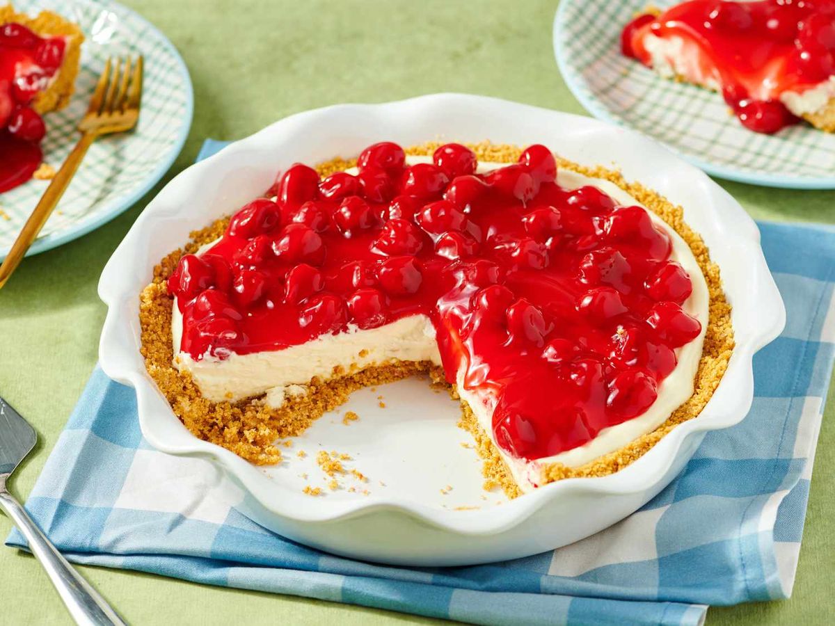 Best No-Bake Cherry Cheesecake