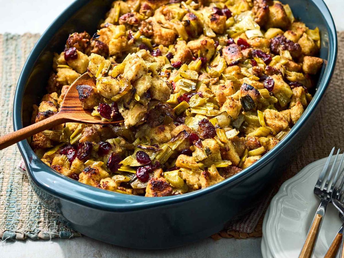 Cranberry, Sausage and Apple Stuffing