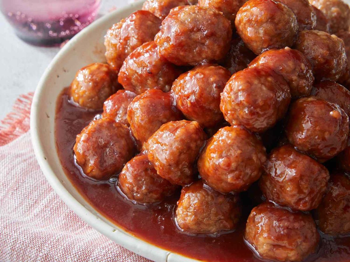 Grape Jelly Meatballs