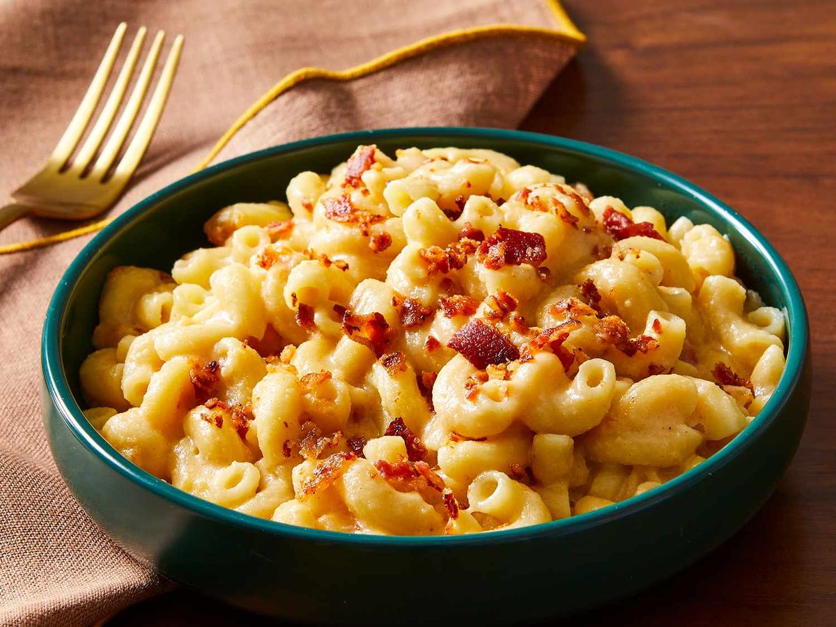 Cheddar Bacon Mac and Cheese