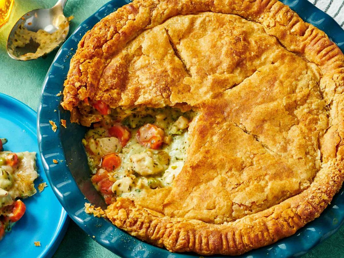 Healthier Chicken Pot Pie 