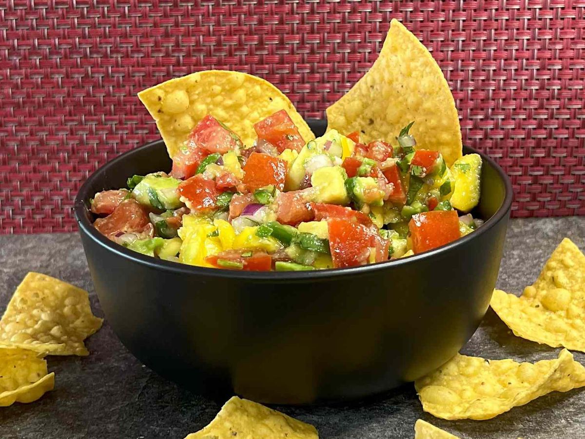 Avocado, Tomato and Mango Salsa