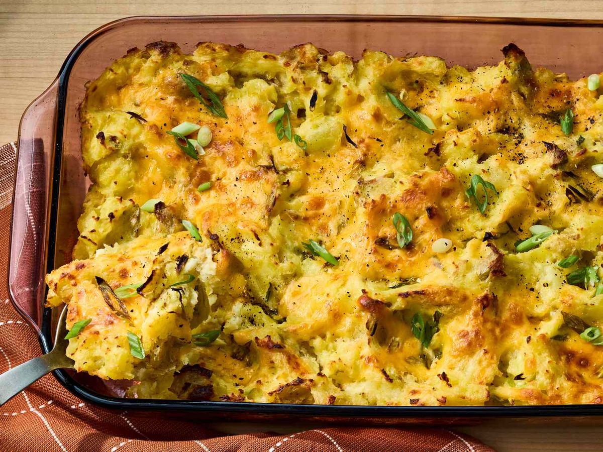 Garlic Mashed Potato Casserole
