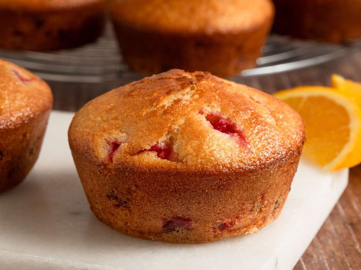 Easy Cranberry Orange Muffins