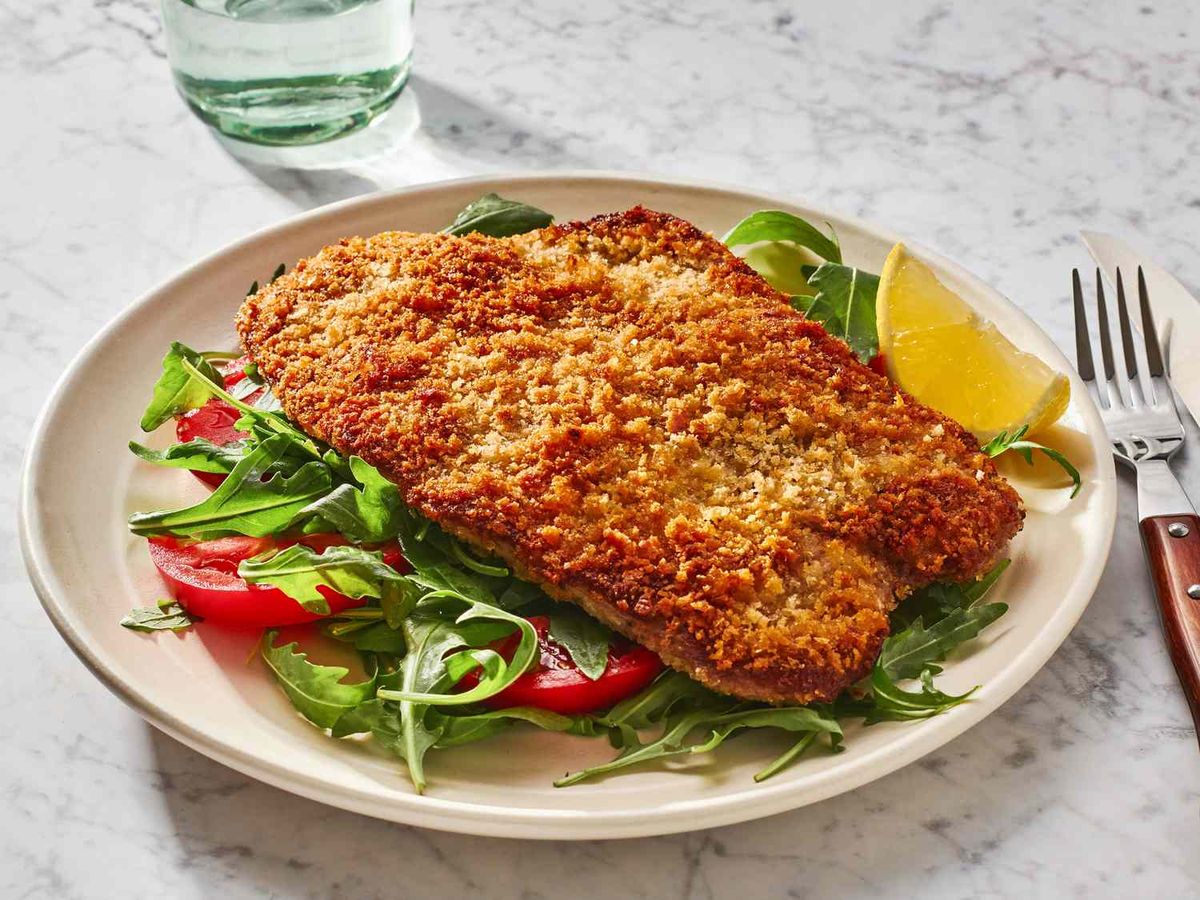 Crispy Garlic Crumb Steak